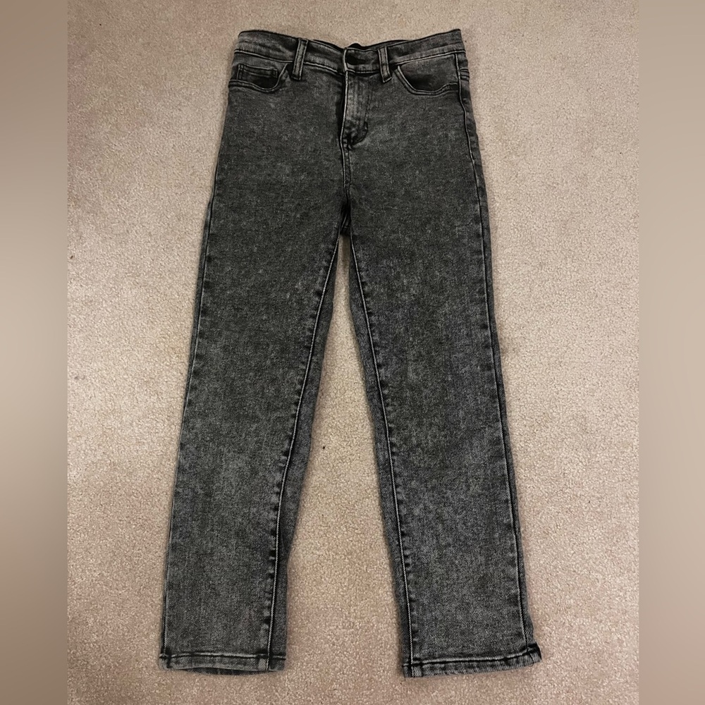 Kendall & Kylie Black Acid Wash Jeans